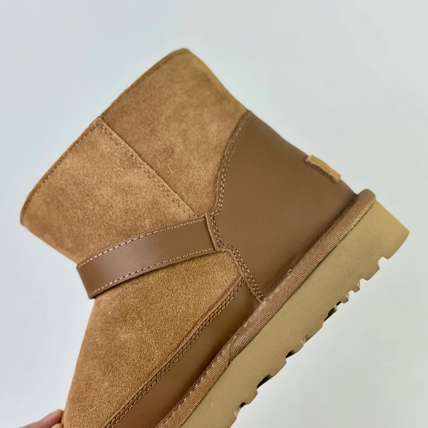 Guangzhou top version ❗ Local 💰560 UGG Classic Novelty cow split leather, warm, simple and versatile, snow boots for women